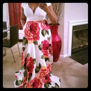 Formal Floral Maxi dress